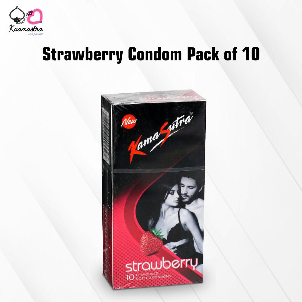 Kamasutra Strawberry Condom Pack of 10