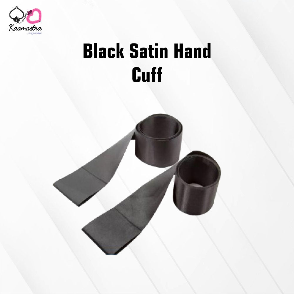 Kaamastra Black Satin Hand Cuff