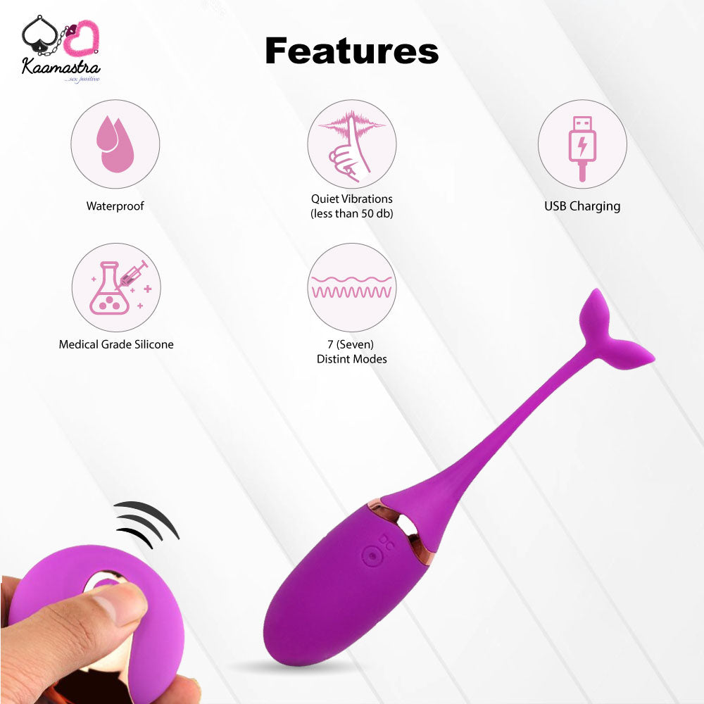Remote fish tail vibrator