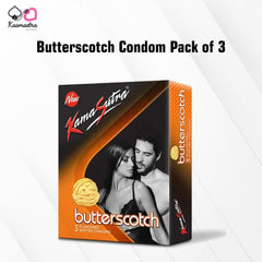 Kamasutra Butterscotch Flavored Condom Pack Of 3