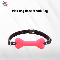 Kaamastra Pink Dog Bone Mouth Gag