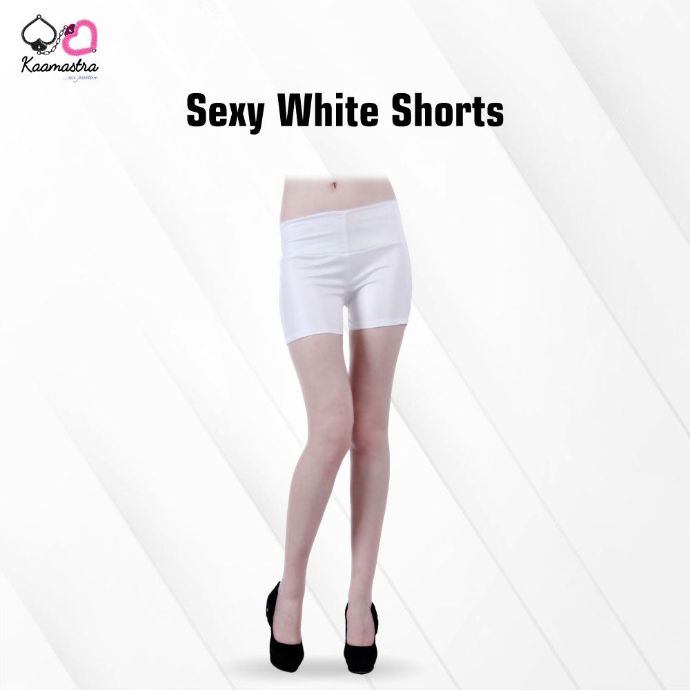Kaamastra Sexy White Shorts