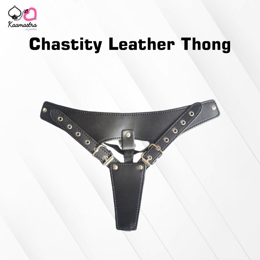 Kaamastra Chastity Leather Thong