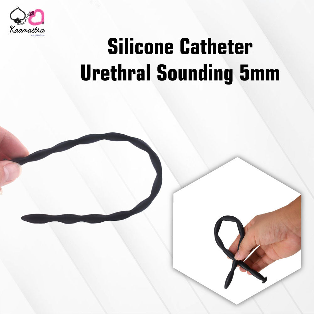 Kaamastra 5mm Silicone Catheter Urethral Sounding - Pack of 1