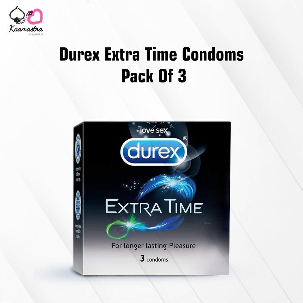 Durex Extra Time Condoms Pack Of 3
