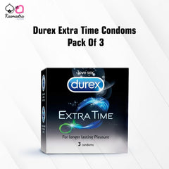 Durex Extra Time Condoms Pack Of 3