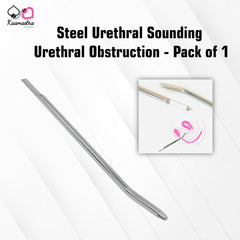 Kaamastra Steel 9mm Urethral Sounding Urethral Obstruction - Pack of 1