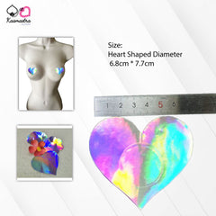 Kaamastra TPU Laser Print Heart Shape Nipple Pasty
