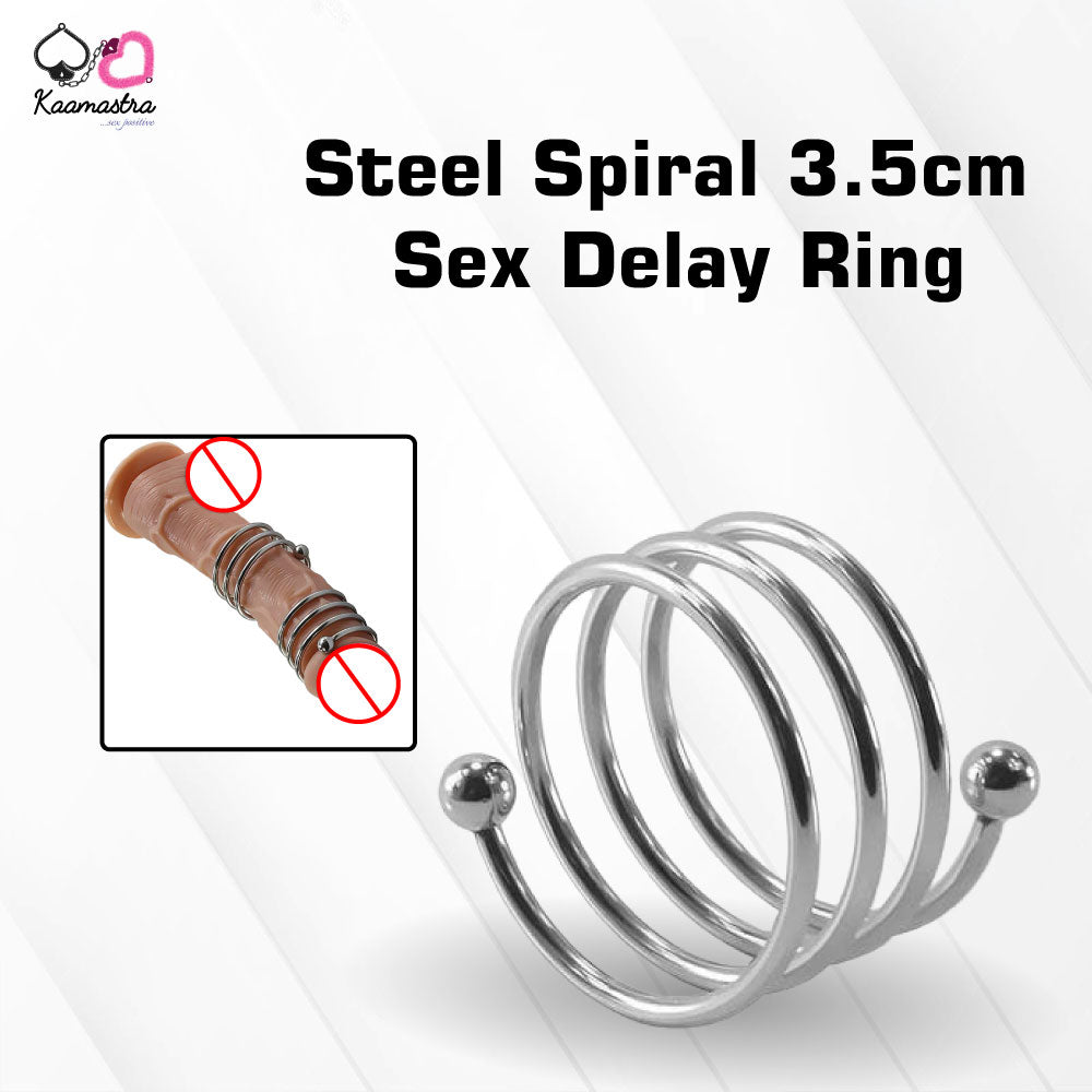 Kaamastra Steel Spiral Delay Ring