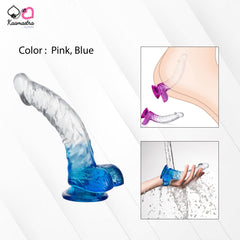 Kaamastra Blue Crystal Dildo for Women