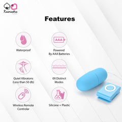 Kaamastra Wireless Vibrating Egg Massager