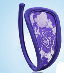 Kaamastra Floral Blue C-String