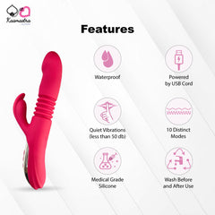 Feature of vibrating dildo for Women on Kaamastra