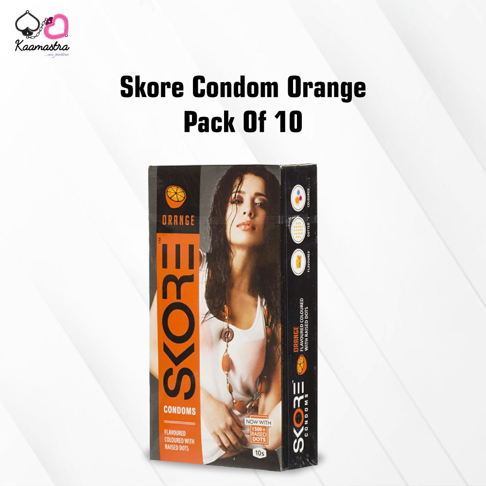 Skore Condom Orange Pack Of 10