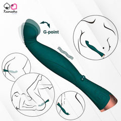Kaamastra Premium Silicone vibrating Clit & G-spot Massager