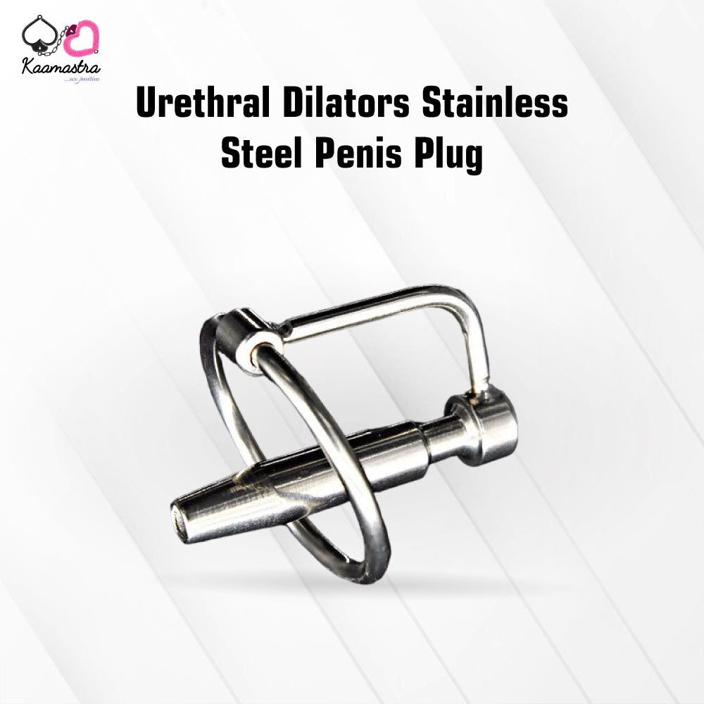 Kaamastra Stainless Steel Hollow Penis Plug Urethral Dilator
