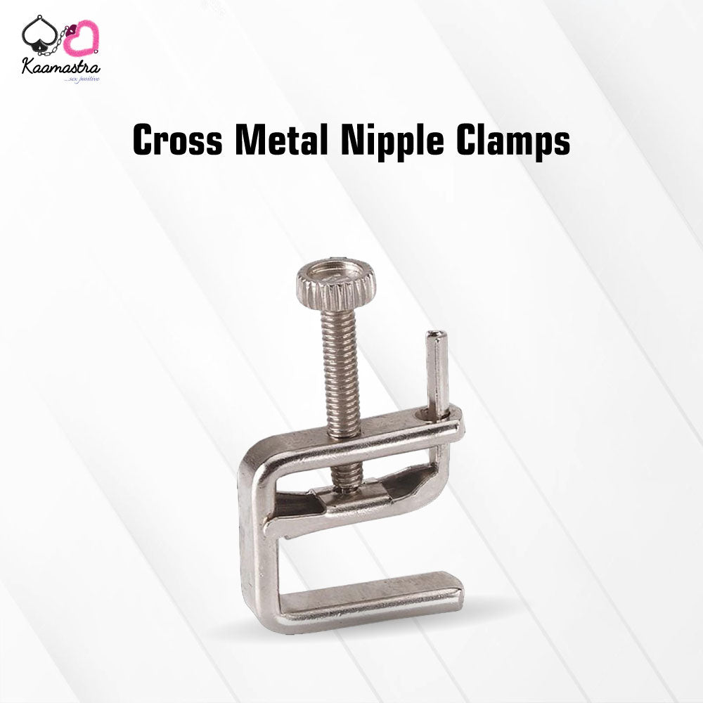 Kaamastra Cross Metal Nipple Clamps