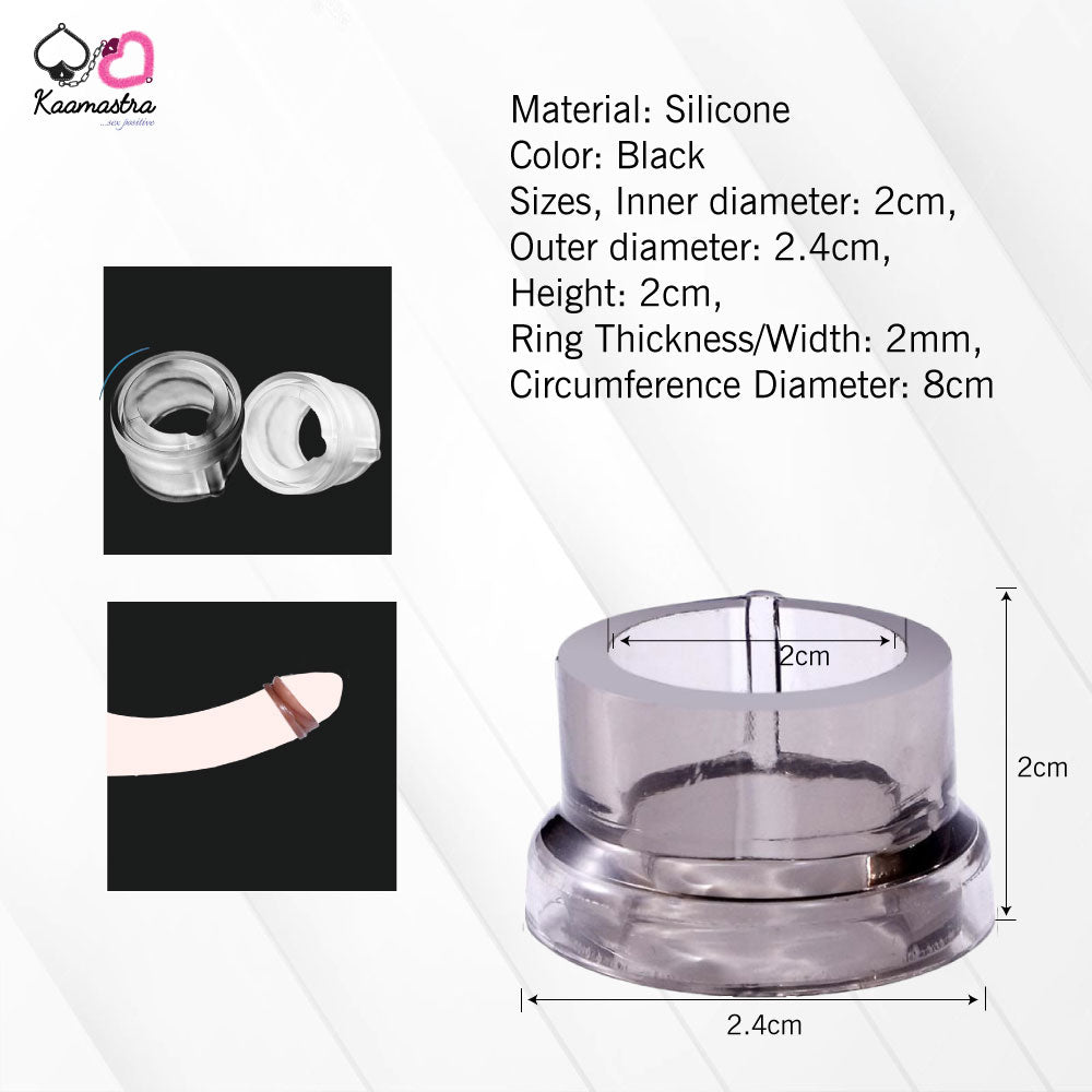 Kaamastra Foreskin Resistance Penis Ring- Silicone