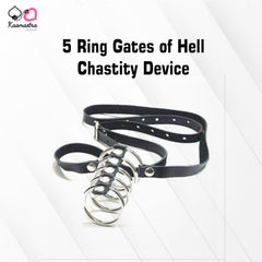 Kaamastra 5 Ring Gates of Hell Chastity Device (Men)