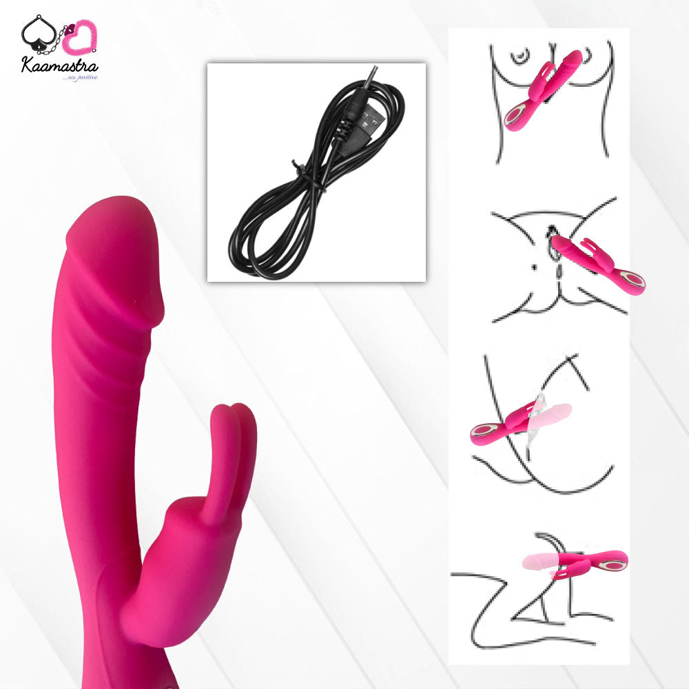 Multi Function women's vibrator on Kaamastra