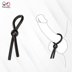 Kaamastra Black Single Bead Penis Rope