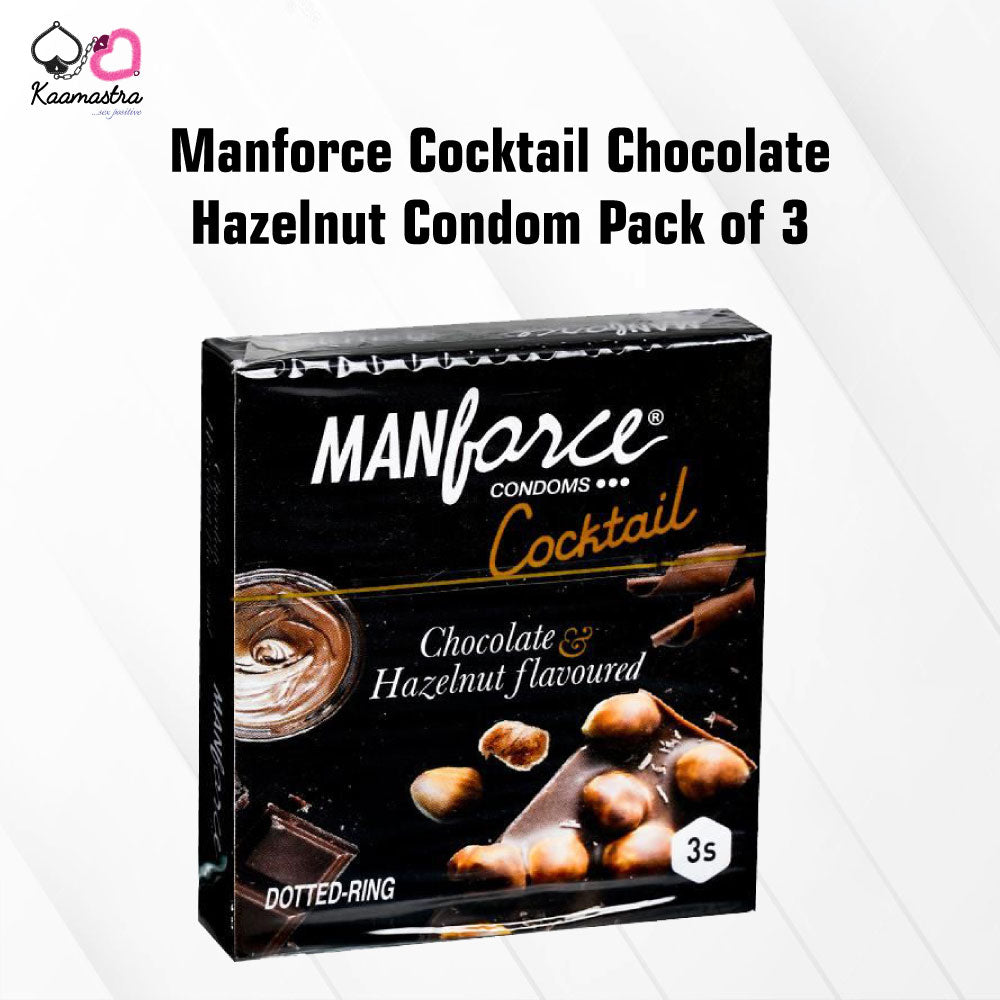 Manforce Cocktail Chocolate Hazelnut Condom Pack of 3