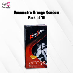 Kamasutra Orange Condom Pack of 10