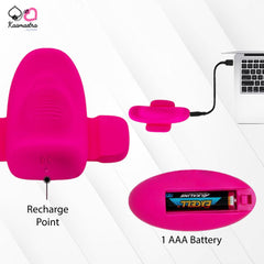 Kaamastra Pink Silicone Panty Vibrator