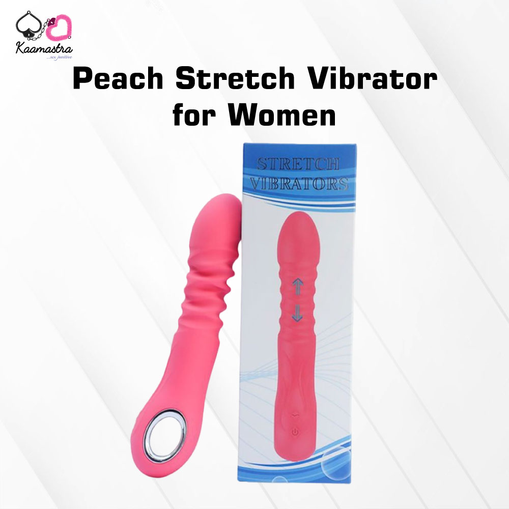 Kaamastra Peach Stretch Vibrator for Women