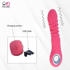 Kaamastra Peach Stretch Vibrator for Women