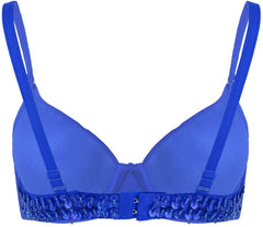 Kaamastra Women Sequins Bra Blue