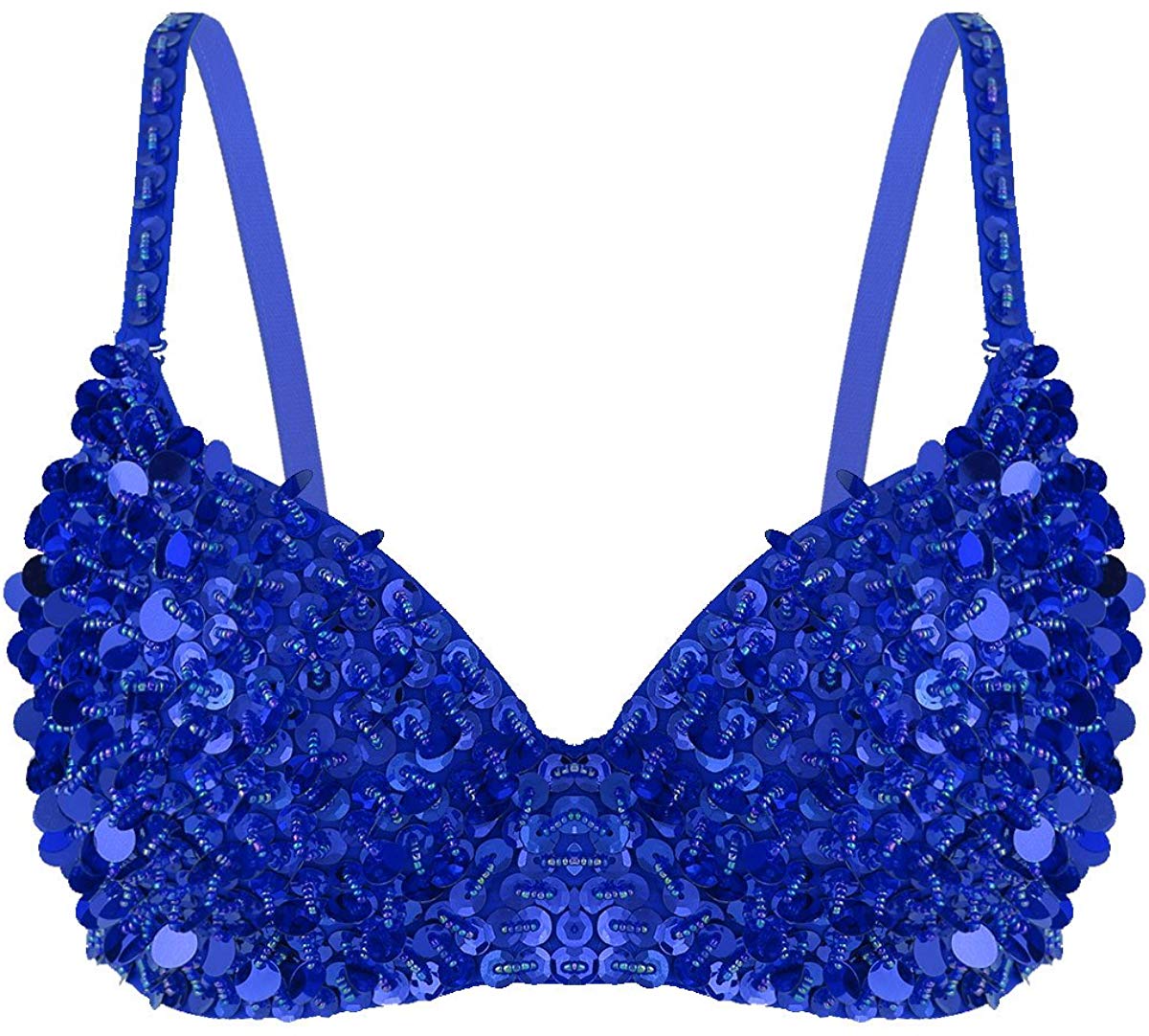 Kaamastra Women Sequins Bra Blue