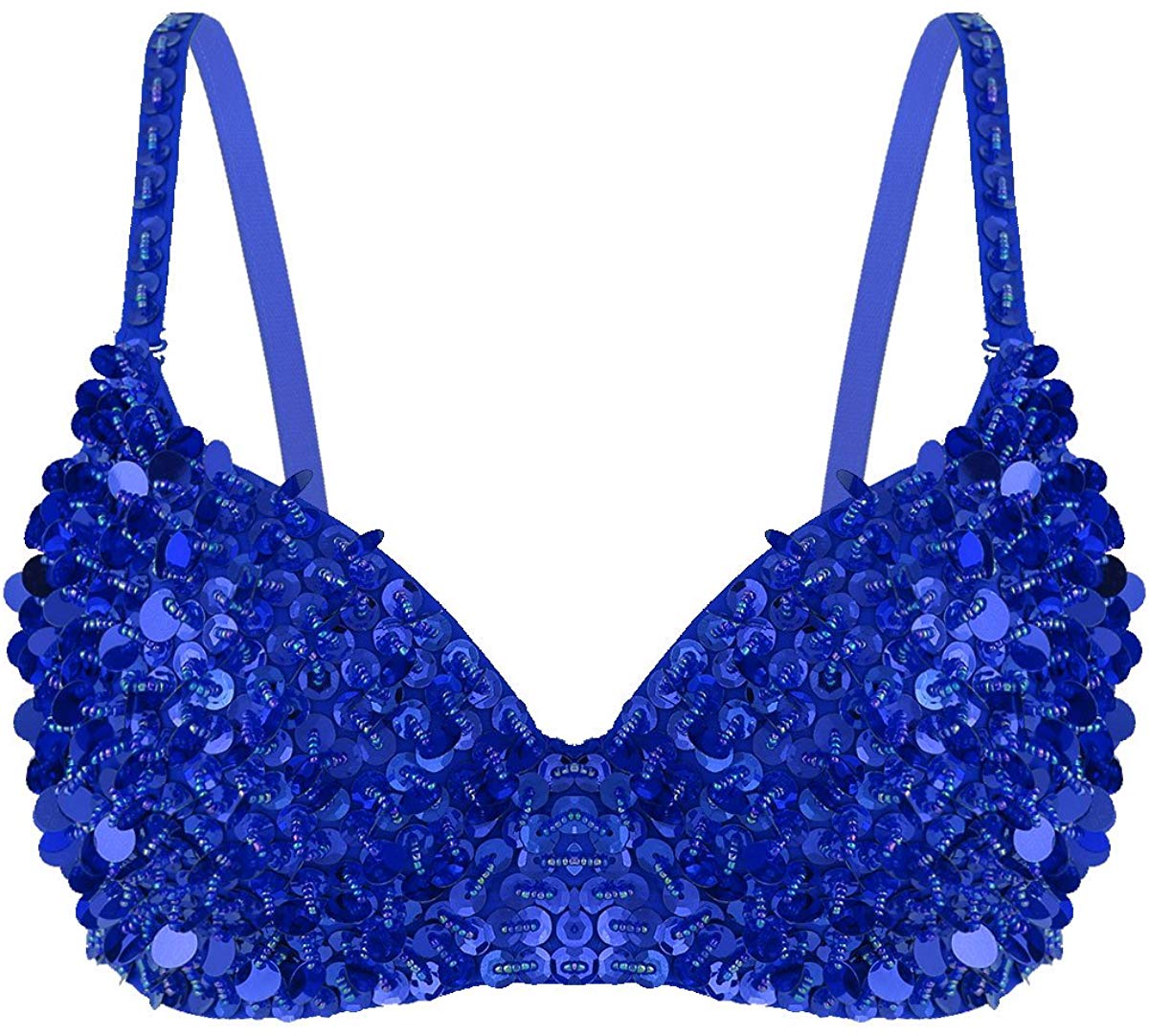 Kaamastra Women Sequins Bra Blue