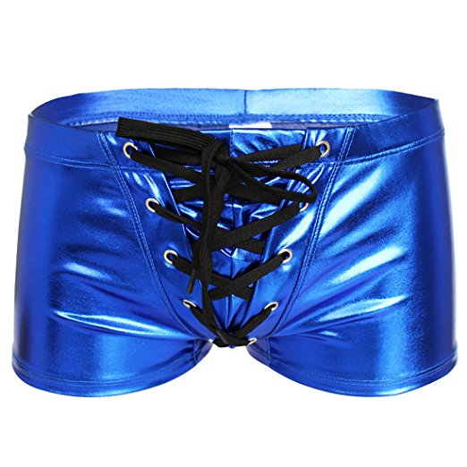Kaamastra Lace Up Mens Shorts Blue