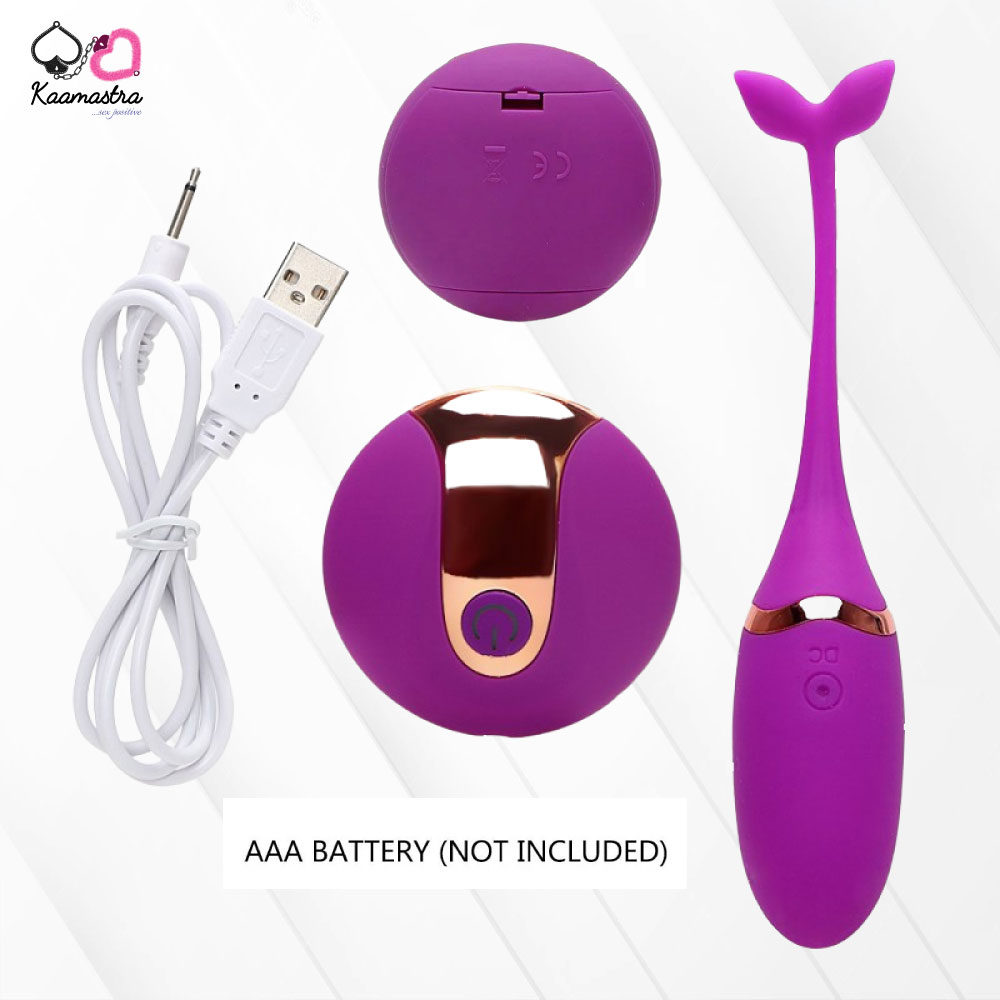 Silicon fish tail vibrator