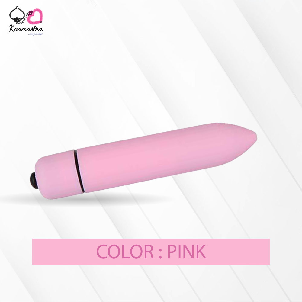 Pink mini silicone bullet vibrator by Kannasha - compact and waterproof