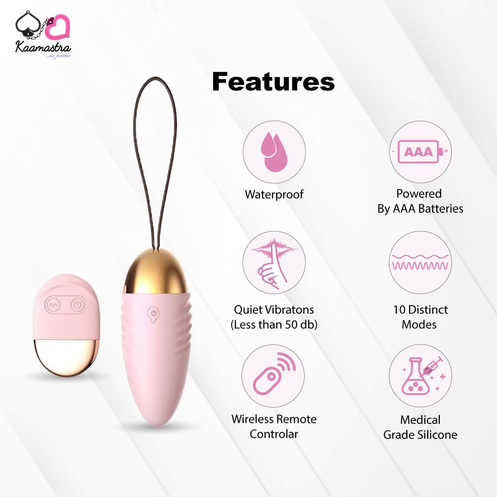 Buy Bluetooth Egg Vibrator - 10 Modes & Wireless Remote Buy Bluetooth Egg Vibrator - 10 Modes & Wireless Remote