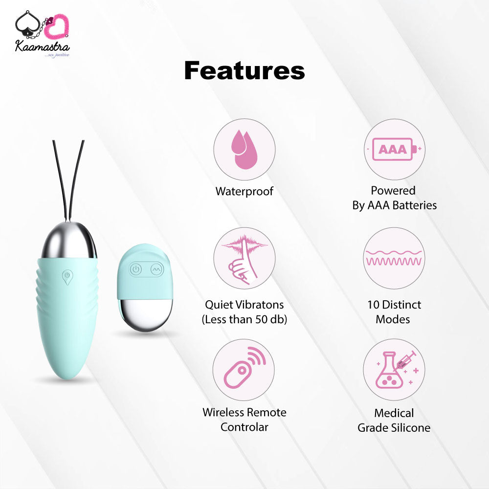 Buy Bluetooth Egg Vibrator - 10 Modes & Wireless Remote Buy Bluetooth Egg Vibrator - 10 Modes & Wireless Remote