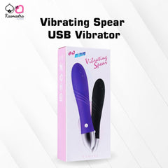 Kaamastra Vibrating Spear USB Vibrator - Sleek medical-grade silicone vibrator