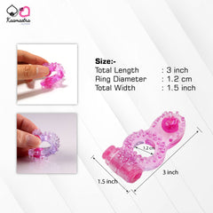 Product dimensions: 3-inch length, 1.2cm diameter - Body-safe vibrating cock ring