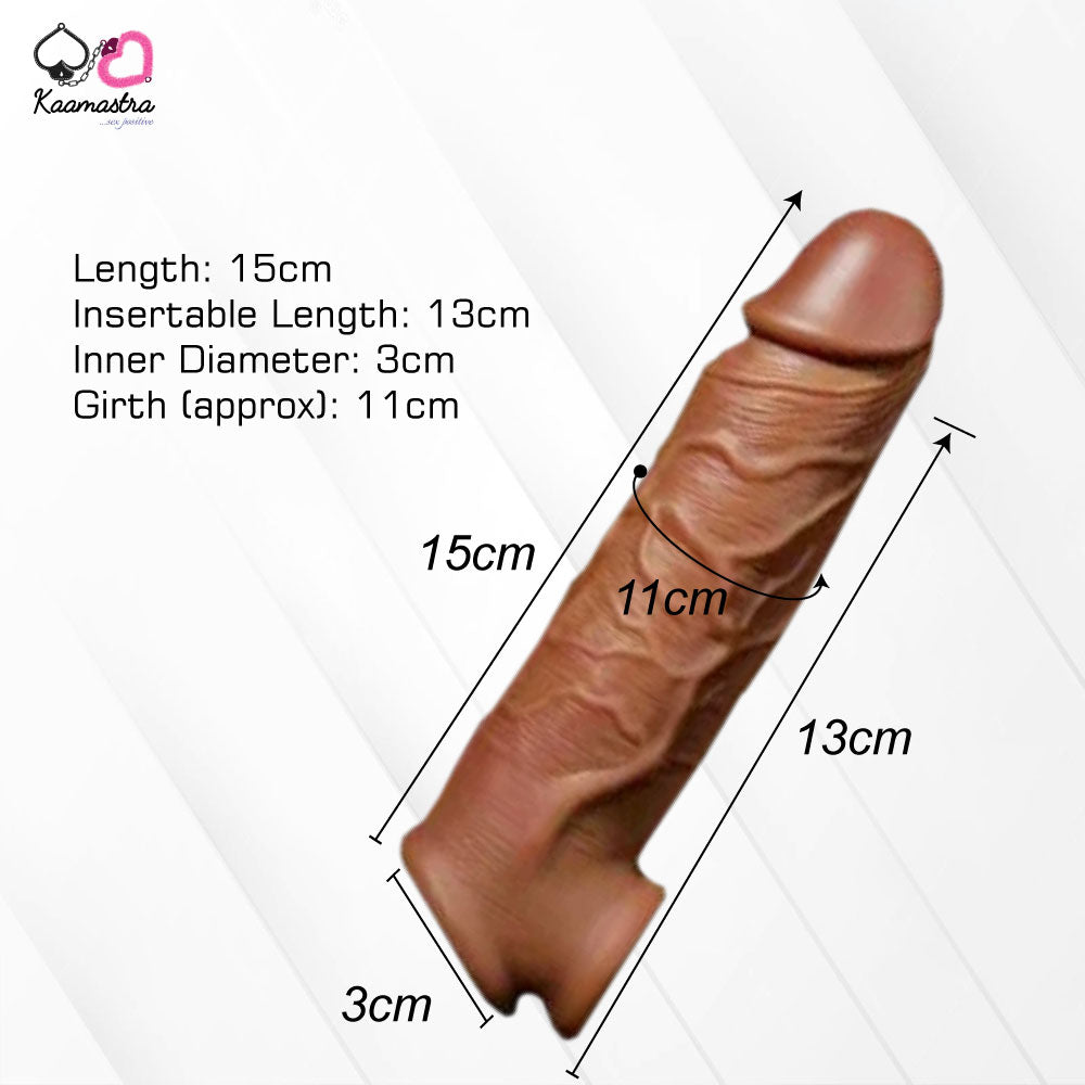 Soft silicon penis sleeve