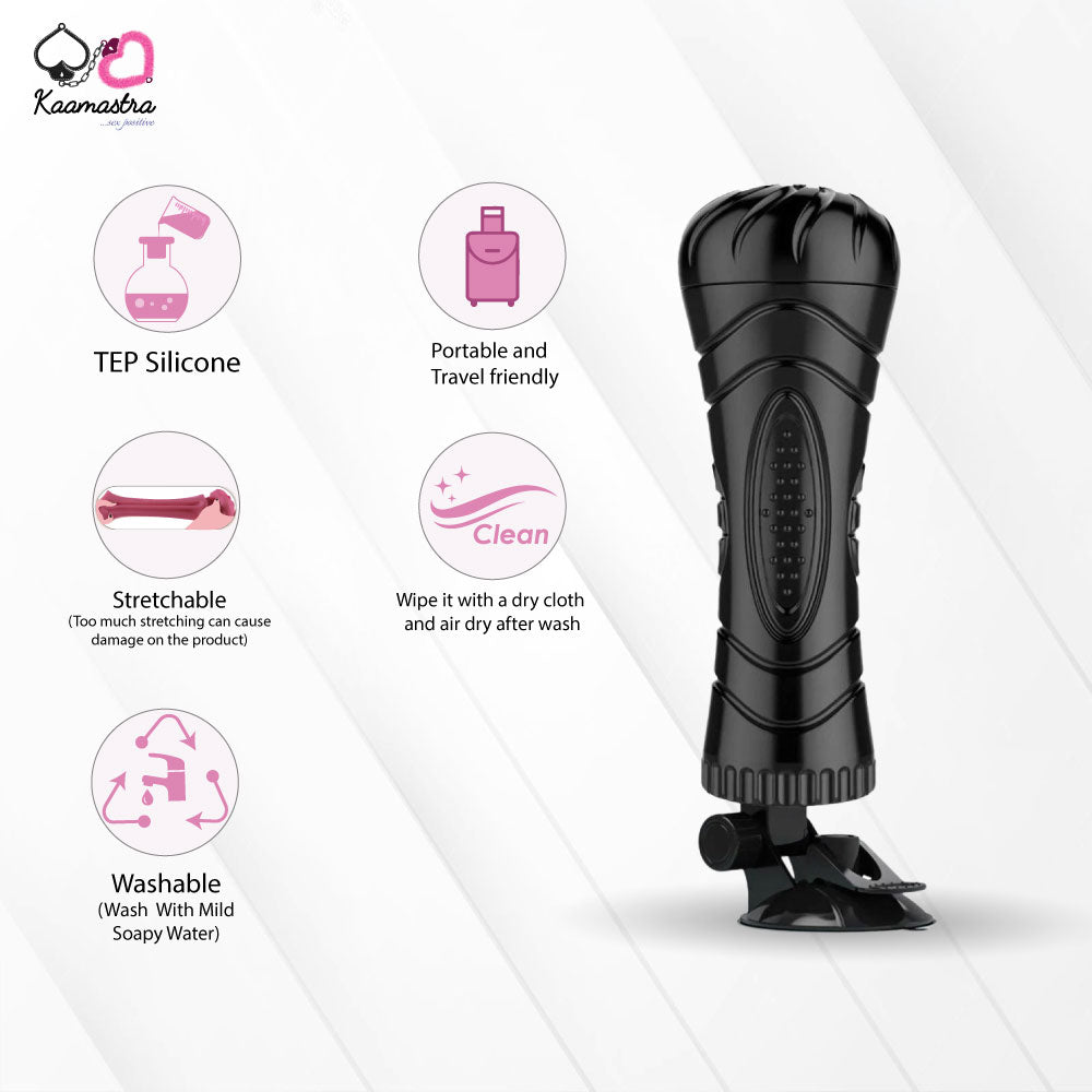 Buy Kaamastra Suction Cup Masturbator With Wall Mount at Kaamastra Buy Kaamastra Suction Cup Masturbator With Wall Mount at Kaamastra