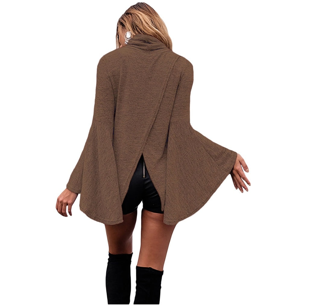 Criss Cross Back Solid Womens Top