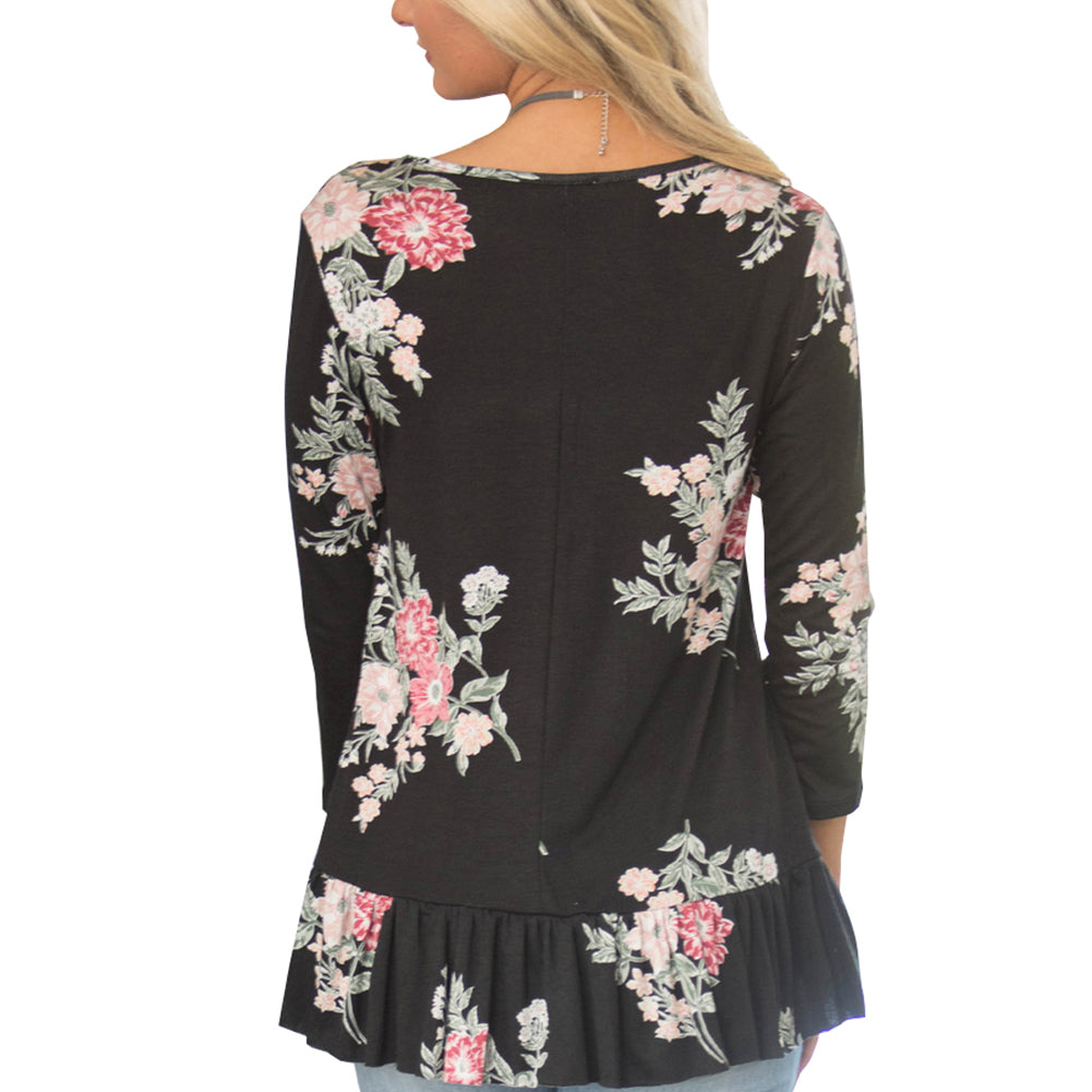 Three Quarter Sleeves Top