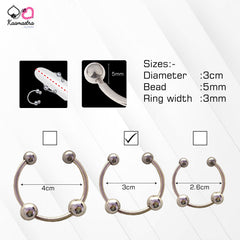 Product dimensions: 3cm diameter delay ring with 5mm beads