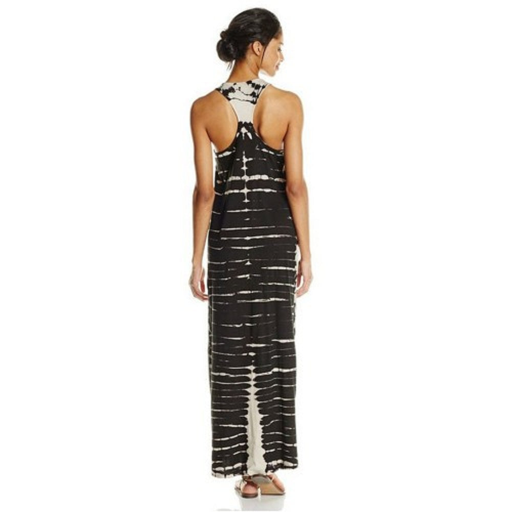Tiger Stripe Style Maxi Dress