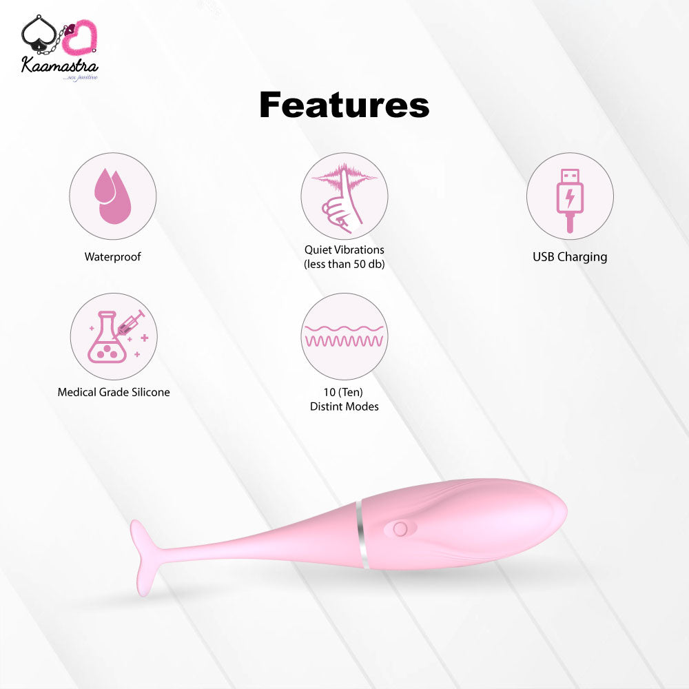 Wireless women dolphin vibrator