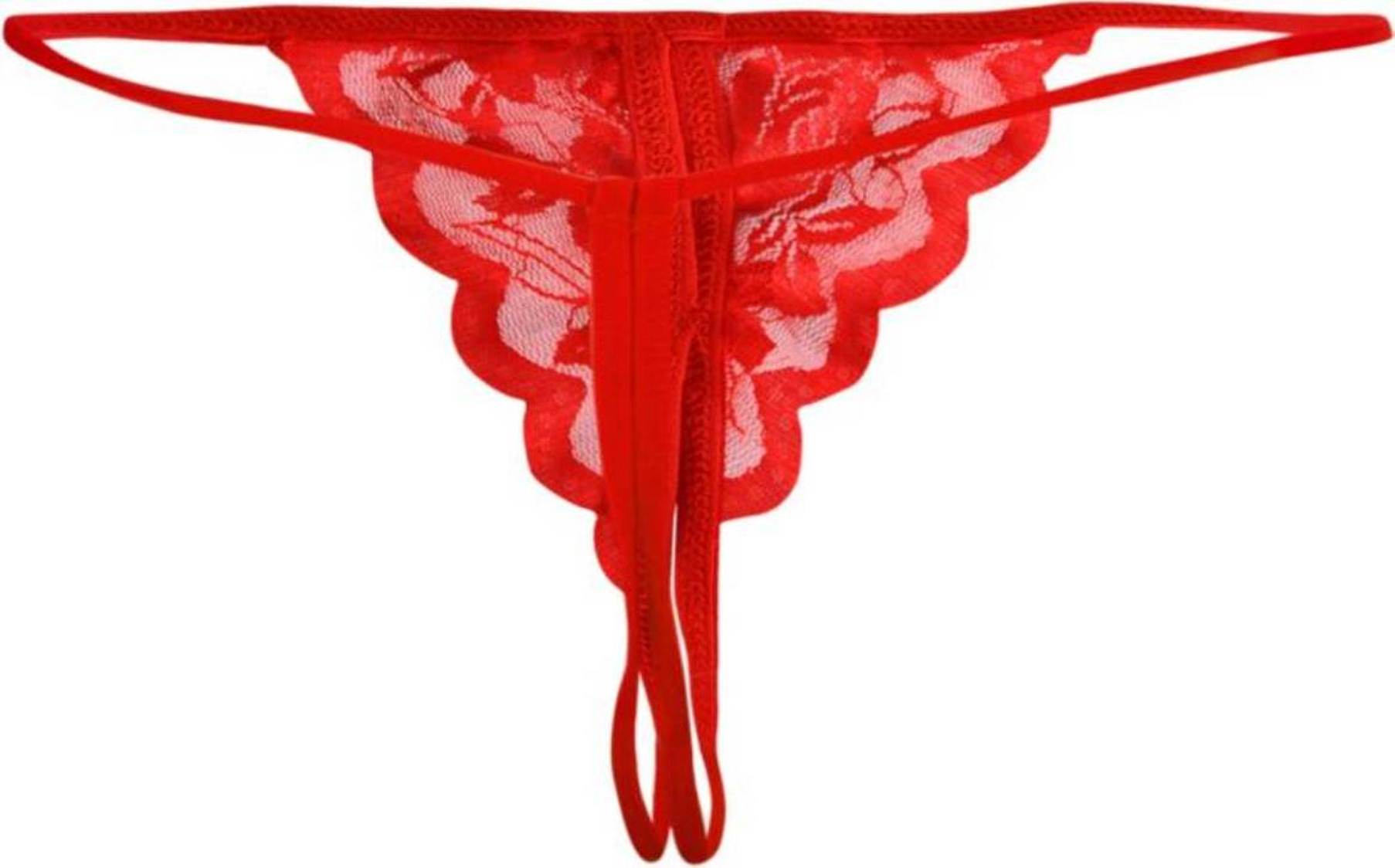 Kaamastra Red Crotchless Thong