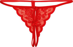 Kaamastra Red Crotchless Thong