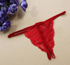Kaamastra Red Crotchless Thong